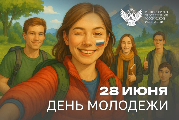 Поздравление Министра просвещения Российской Федерации Сергея Кравцова с Днем молодежи.